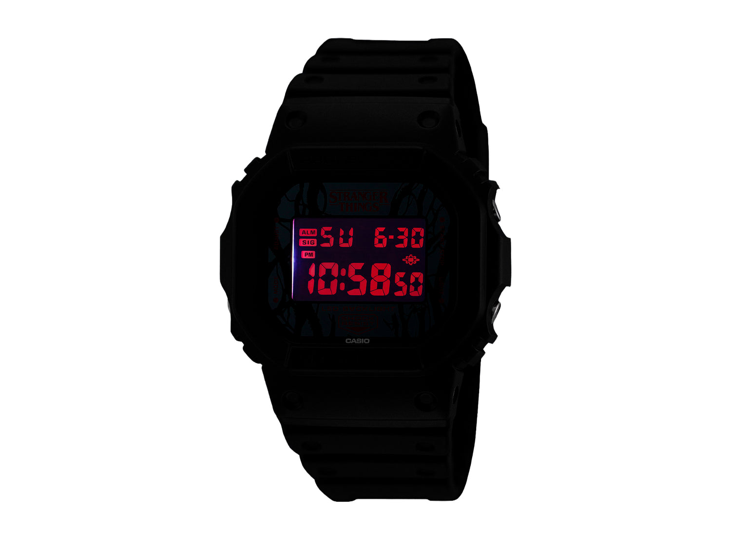 時計 G-Shock Stranger Things DW-5600STT-1JR Stranger Things x G-SHOCK Casio Watch – Netflix Shop