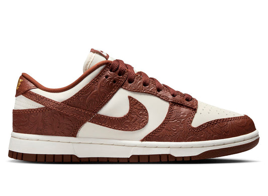 Women's Nike Dunk Low in Sail / Fauna Brown
