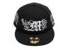 New Era Mora 59Fifty Fitted Hat in Black and Peach