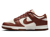Women's Nike Dunk Low in Sail / Fauna Brown