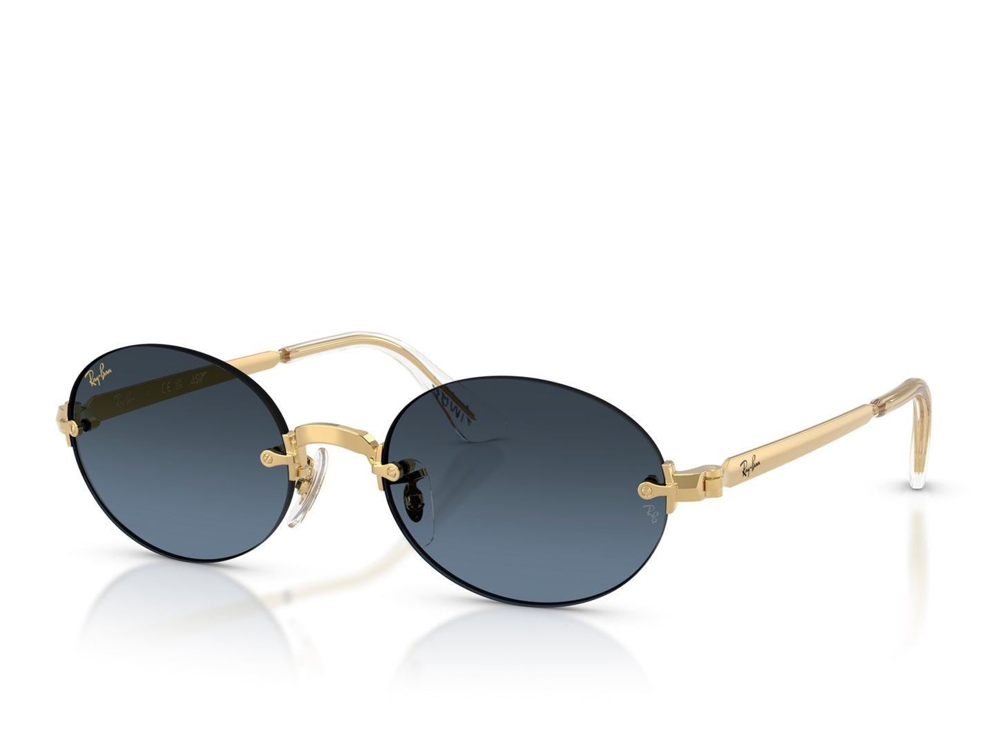 Ray Ban x A$ap Rocky Arista Frame with Blue Gradient Dark Grey Lenses
