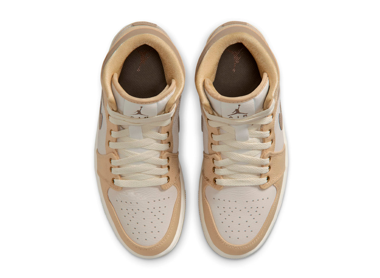 Women's Air Jordan 1 Mid SE in Sesame / Khaki
