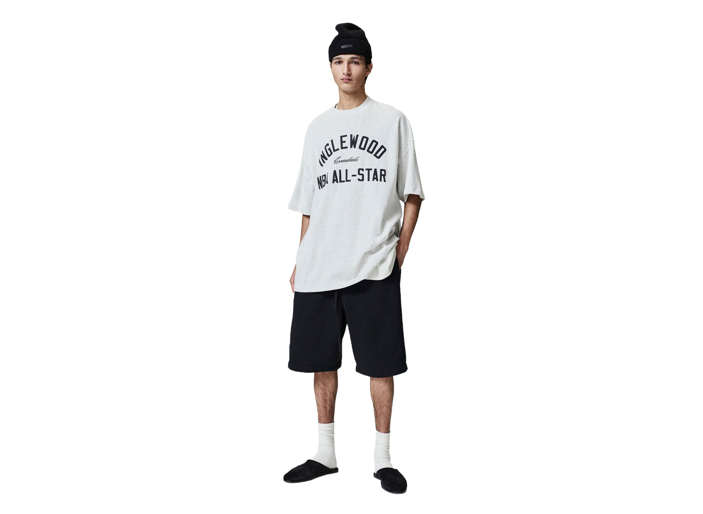 Fear of God Essentials Active Trace Short Détendu « Vintage Black »