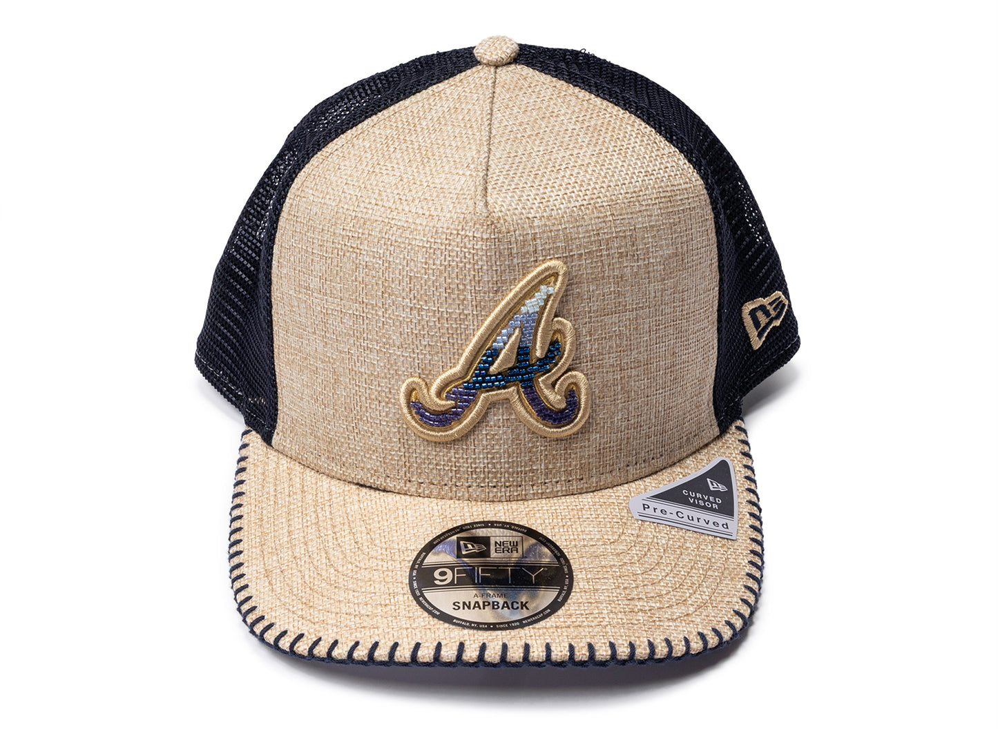 New Era 9Fifty AF Beaded Atlanta Braves Snapback Hat
