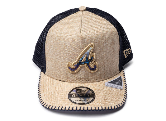 New Era 9Fifty AF Beaded Atlanta Braves Snapback Hat