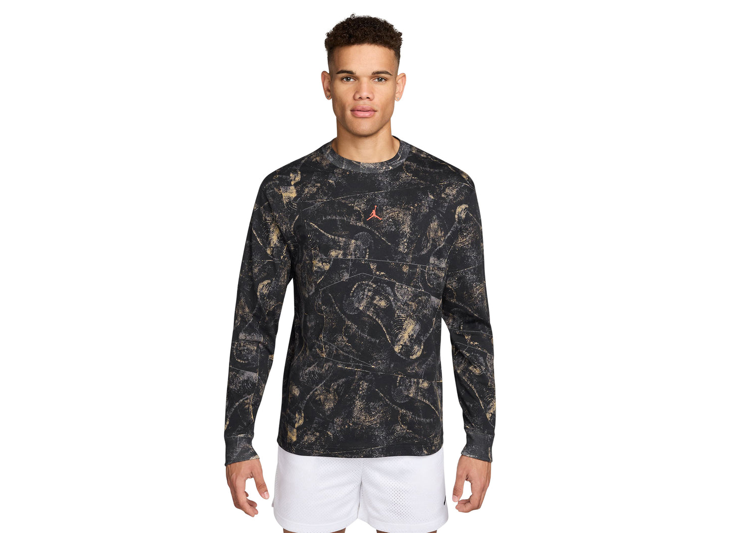 Jordan Brooklyn Long-Sleeve T-Shirt in Black