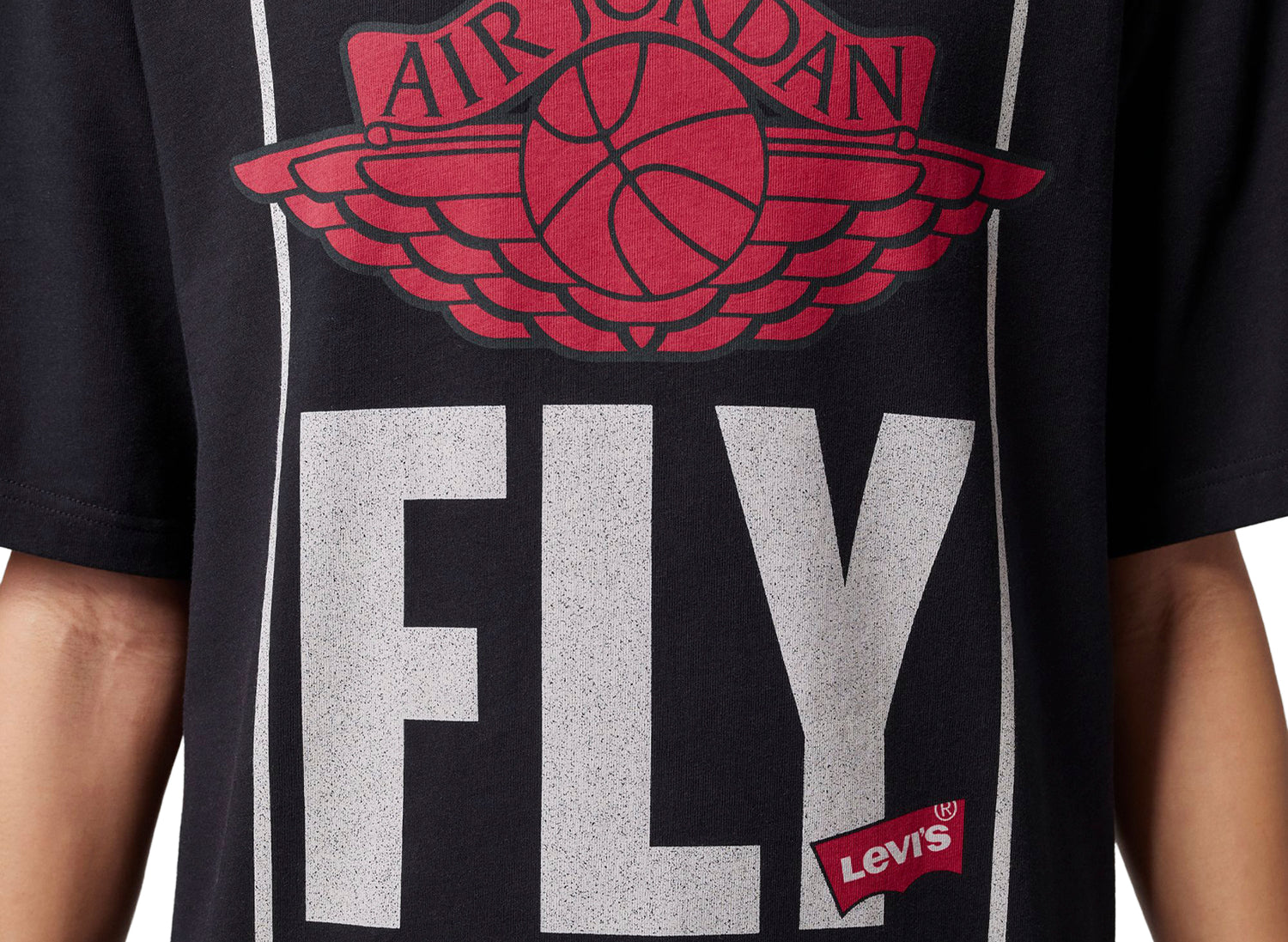 Jordan x Levi's Short-Sleeve T-Shirt in Black – Oneness Boutique