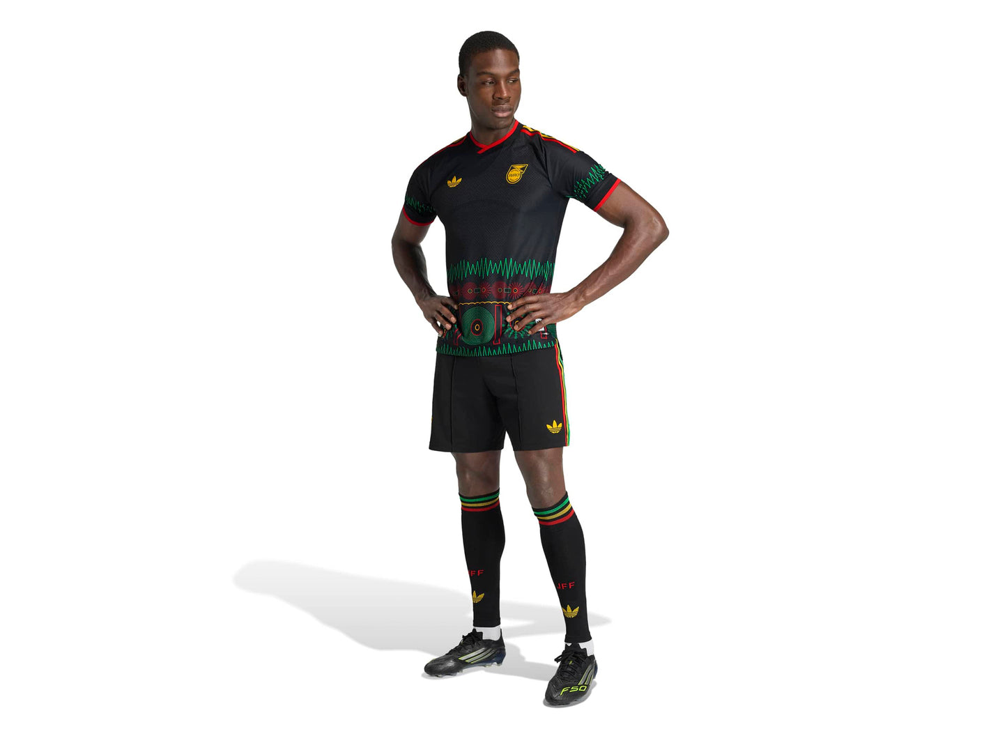 Maillot Extérieur Authentique Adidas Jamaïque 26 x Bob Marley