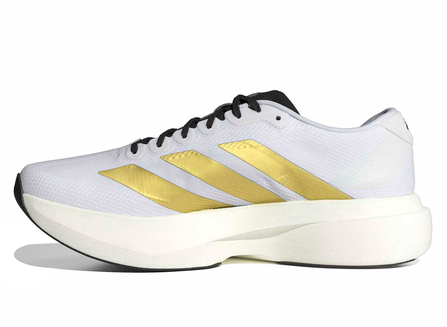 Adidas Adizero EVO SL Woven in White / Matte Gold