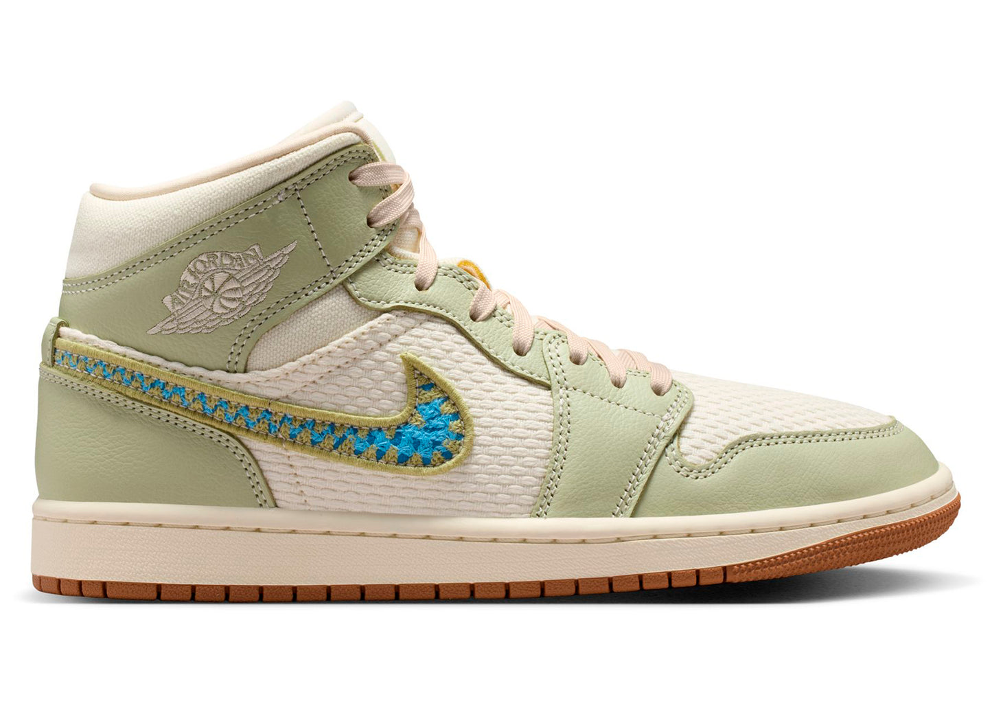 Women's Air Jordan 1 Mid SE in Olive Aura