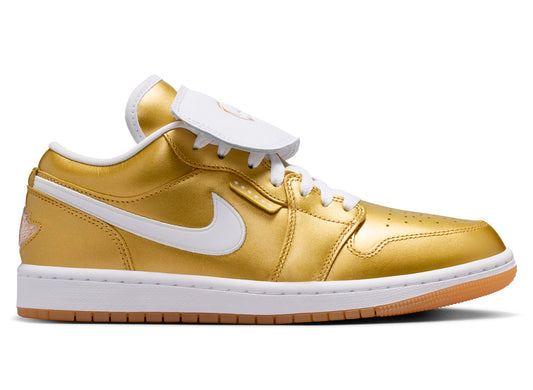 Women's Air Jordan 1 Low in Gold