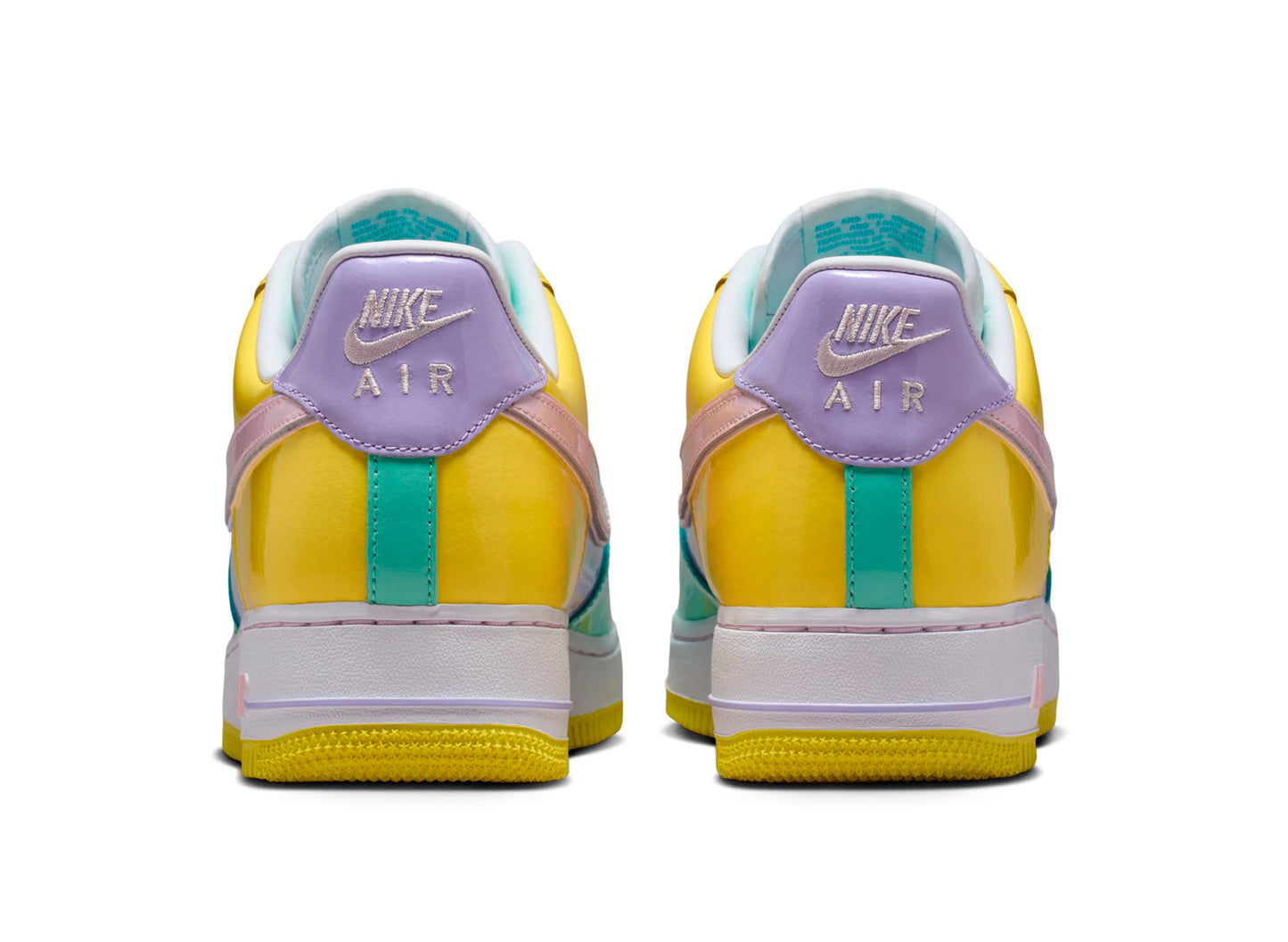 Nike Air Force 1 '07 in Yellow Pulse / Pink Foam