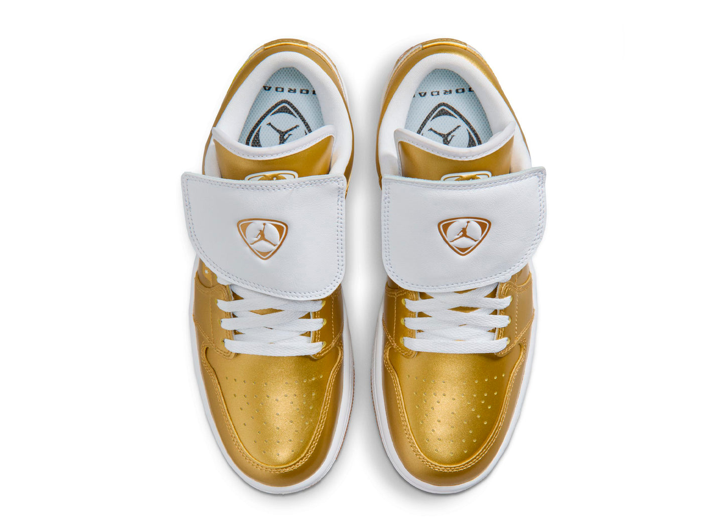 Women's Air Jordan 1 Low in Gold