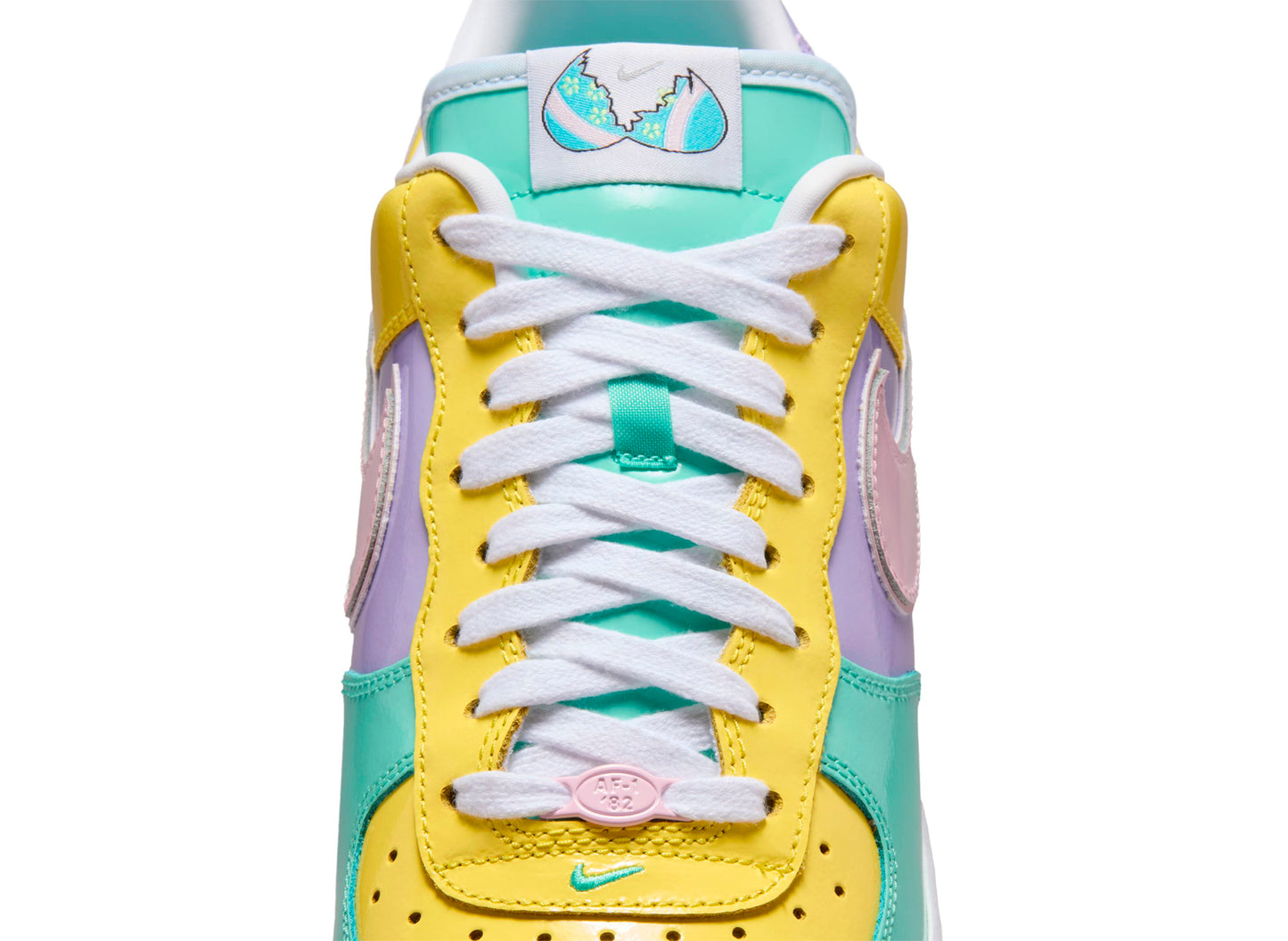 Nike Air Force 1 '07 in Yellow Pulse / Pink Foam