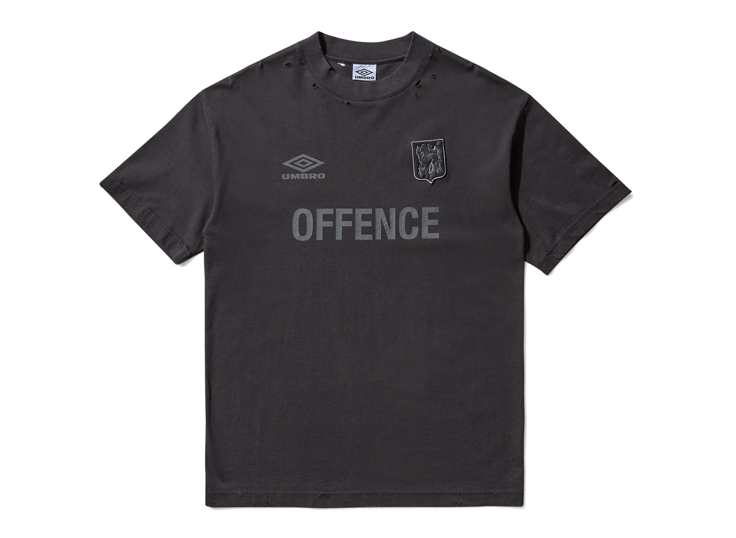 Umbro Offence Defence Tee in Washed Black