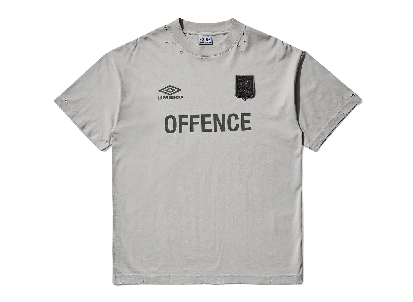 Umbro Offence Defence Tee in Light Grey