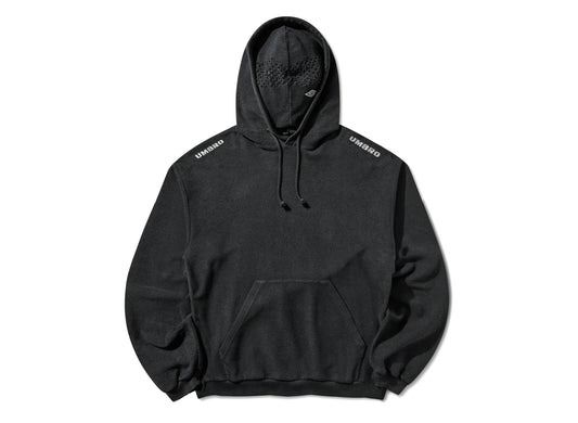Umbro Lasered Masked Hoodie in Washed Black