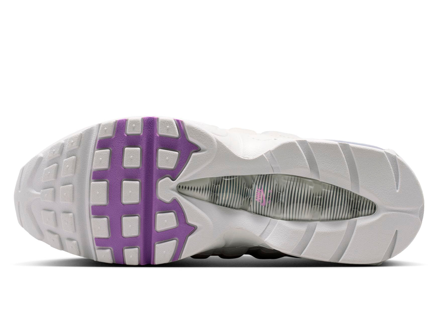Nike Air Max 95 Big Bubble OG in "Photon Dust / Bright Violet"