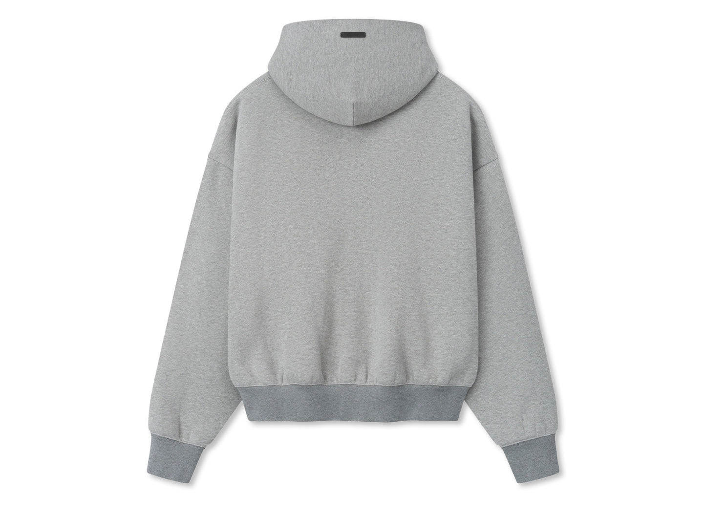 Fear of God Essentials Signature Classic Full Zip Hoodie 'Concrete Heather'