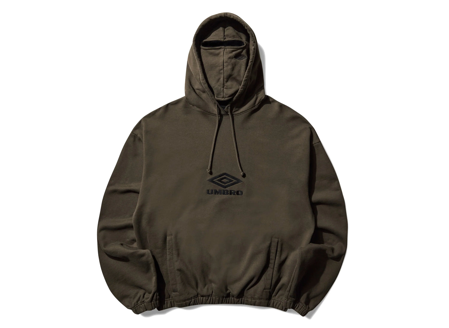 Umbro Og Logo Mask Hoodie in Dark Olive – Oneness Boutique
