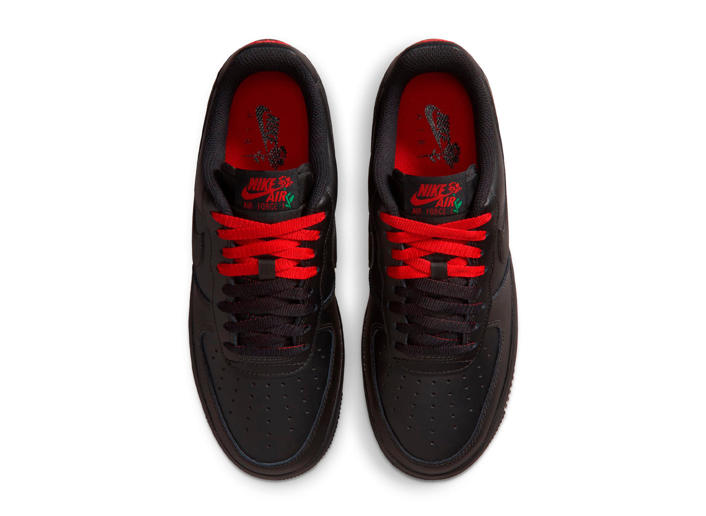 Women's Nike Air Force 1 '07 SE in Black / Sport Red
