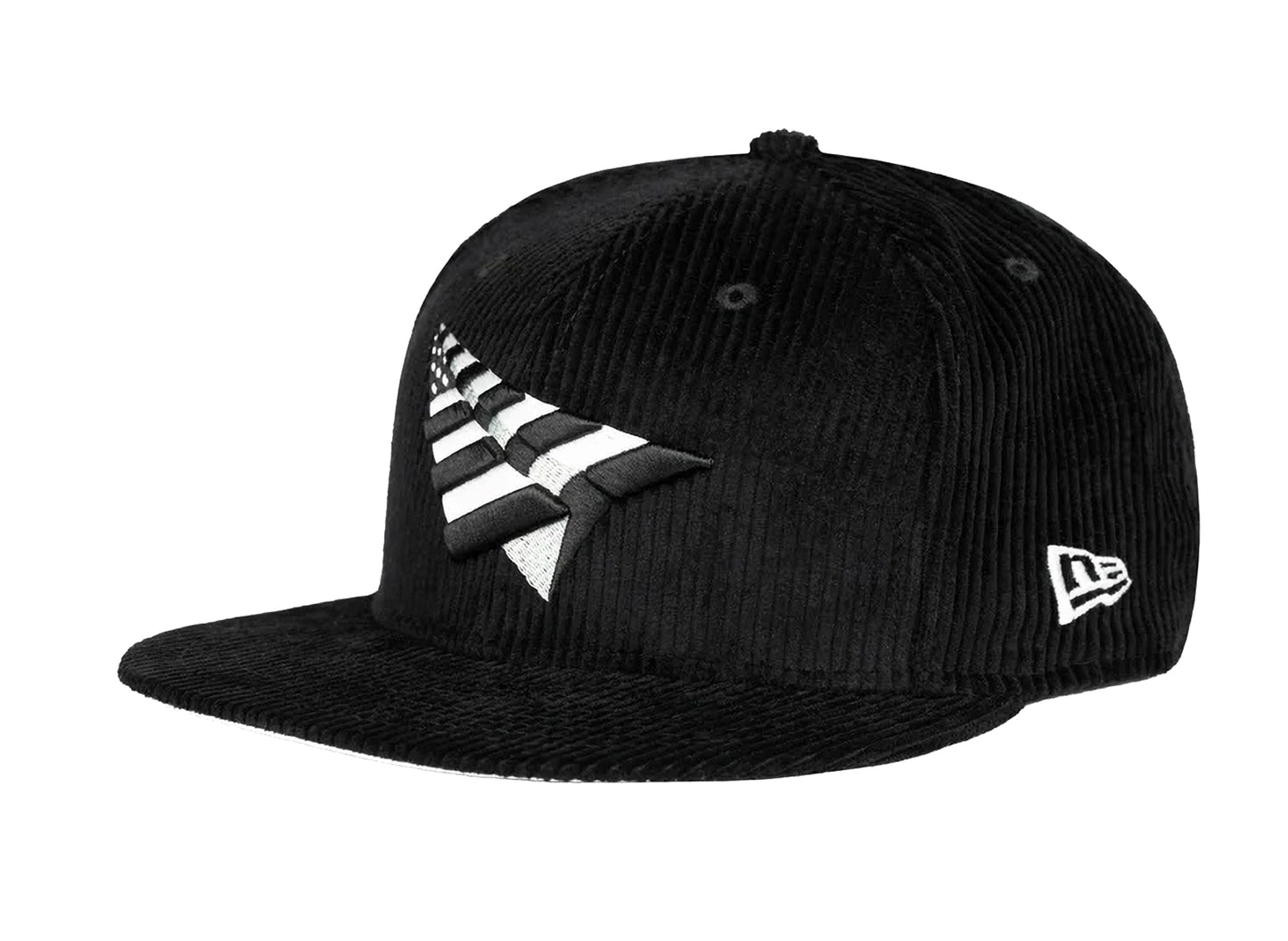 Paper Planes The Original Corduroy 59Fifty Fitted Crown Hat in Black