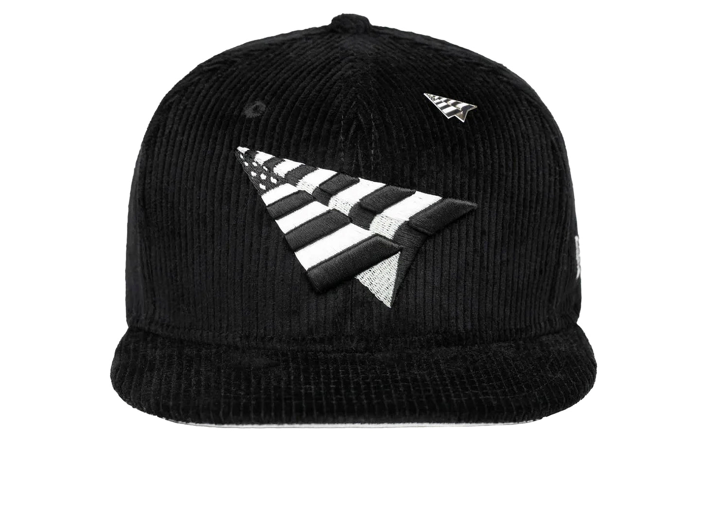 Paper Planes The Original Corduroy 9Fifty Snapback Crown Hat in Black