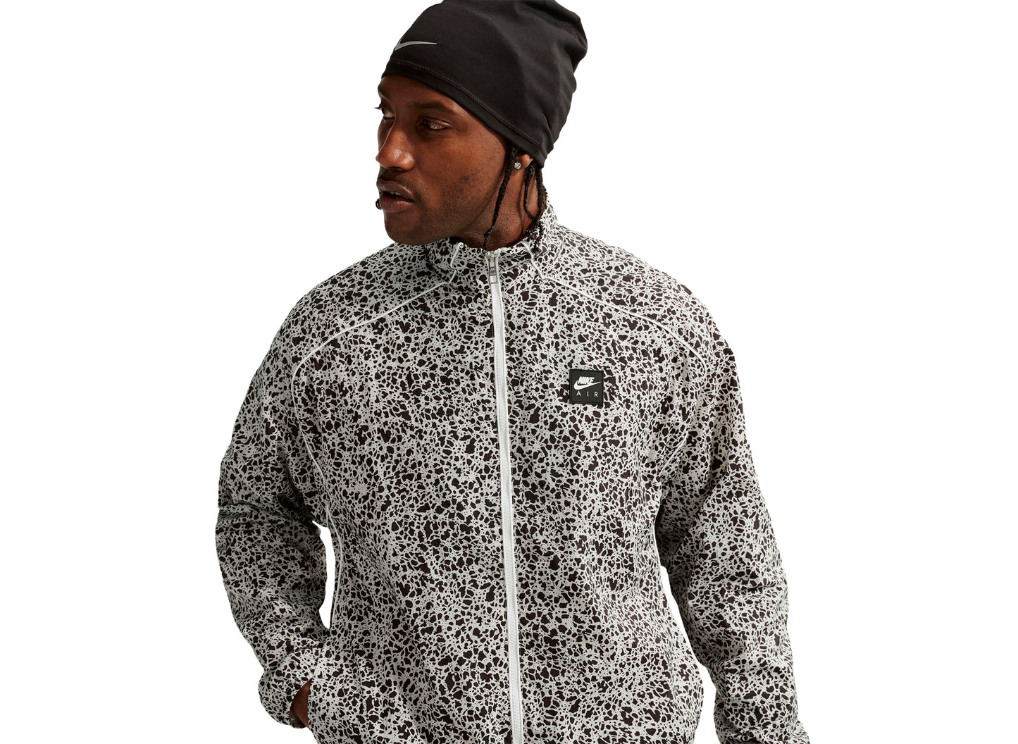 Nike Air Woven Jacket in Light Bone