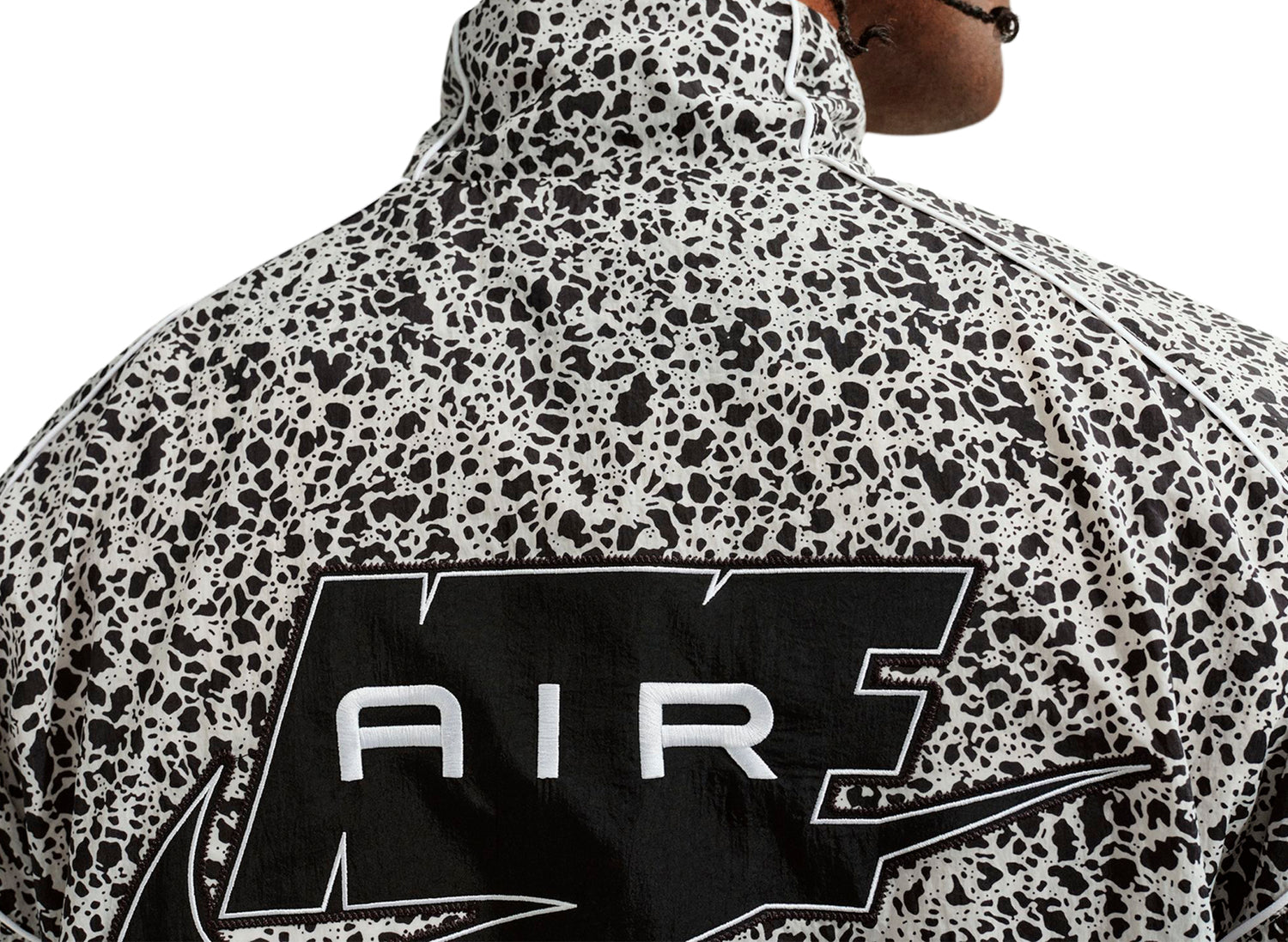 nike air woven jacket grey