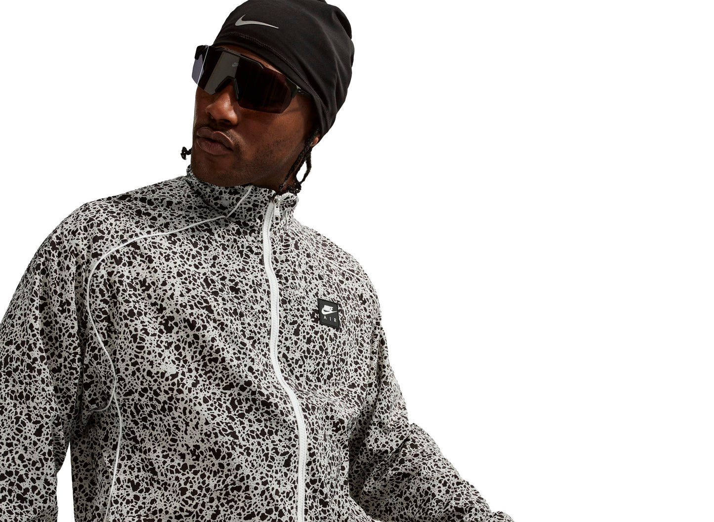 Nike Air Woven Jacket in Light Bone