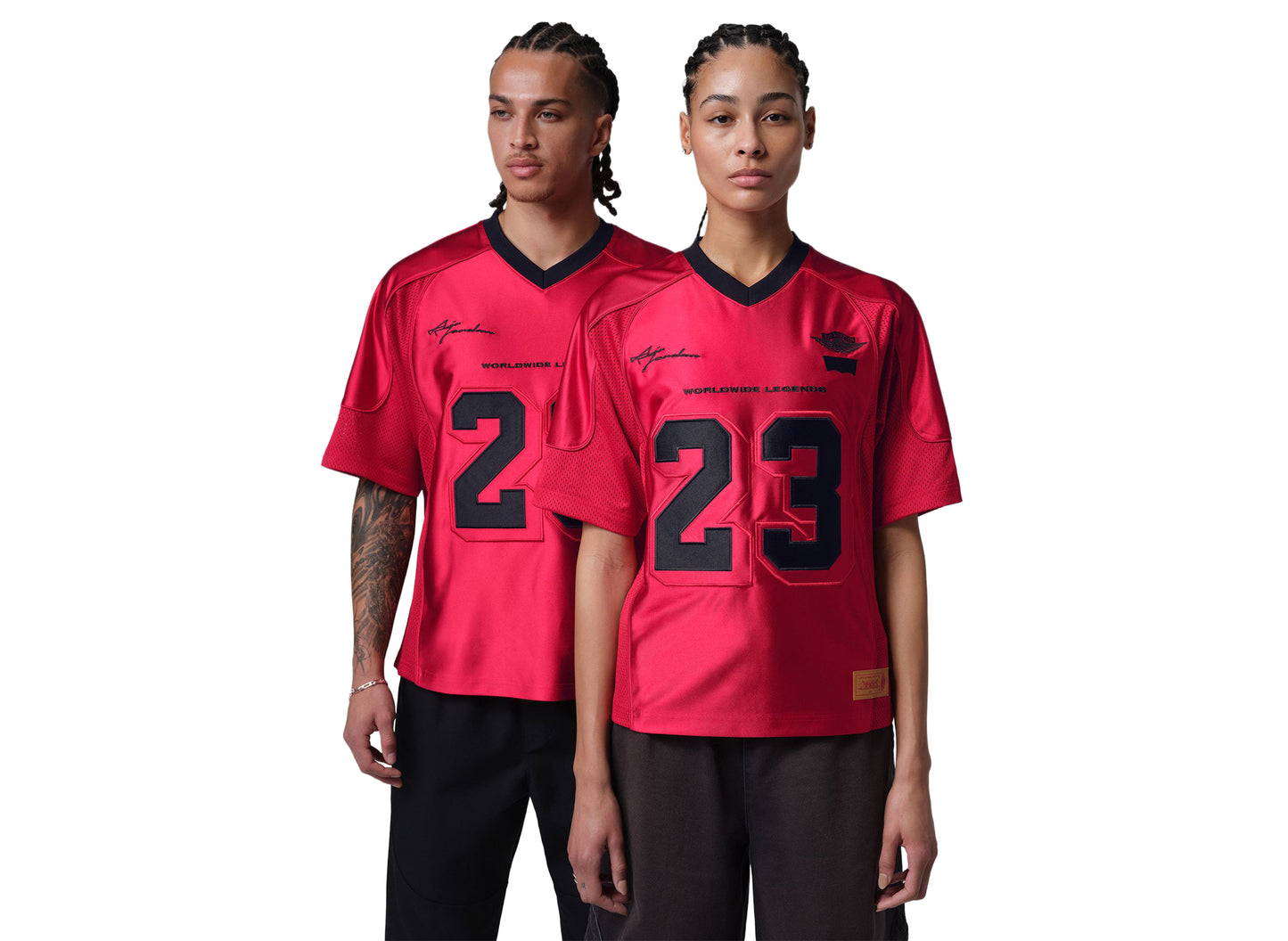 Jordan x Levi's Jersey in Gym Red