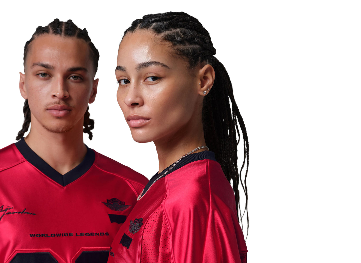 Jordan x Levi's Jersey in Gym Red