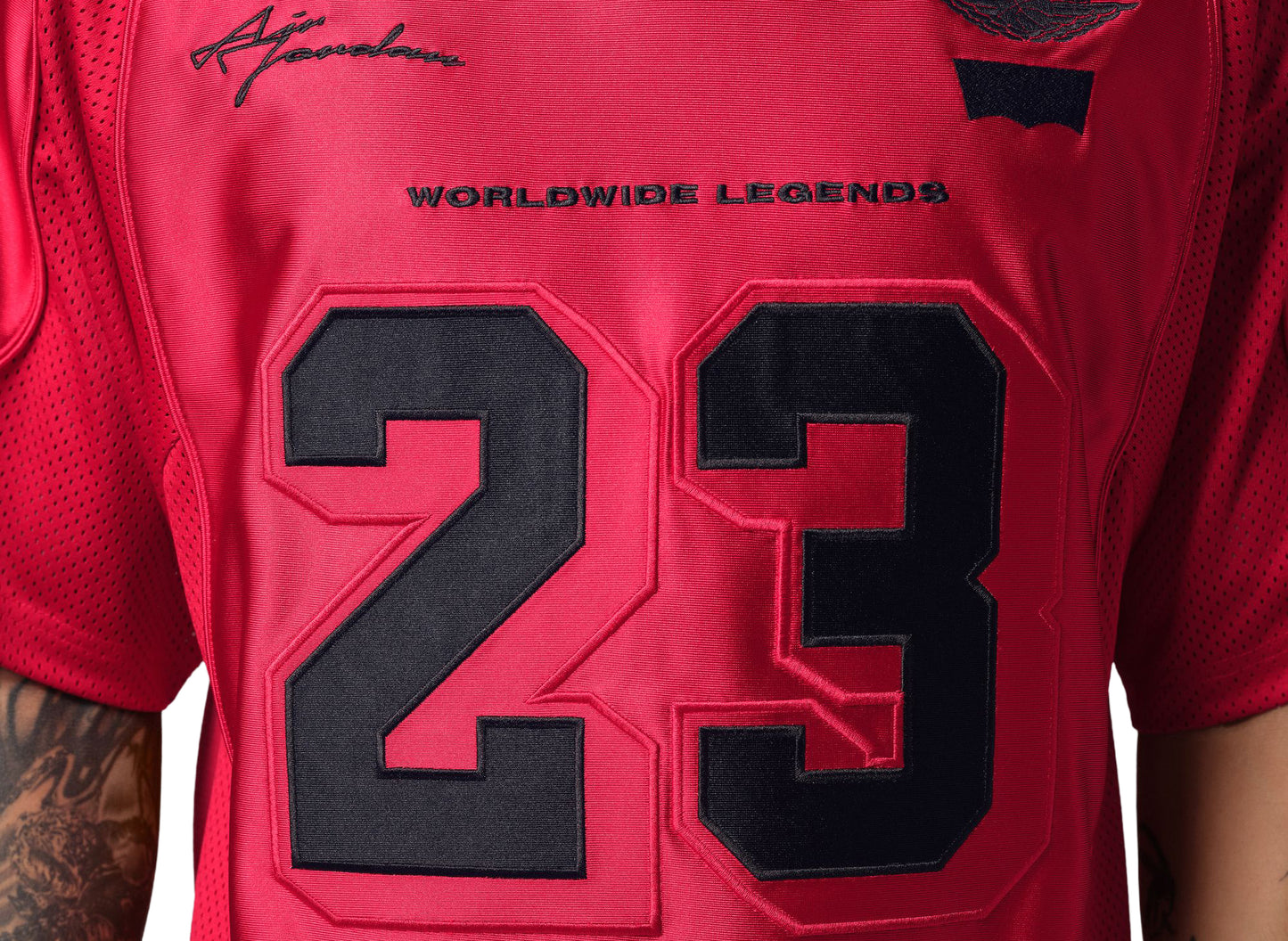 Jordan x Levi's Jersey in Gym Red