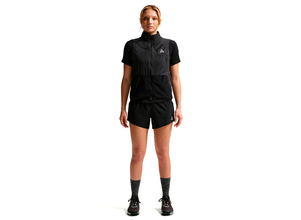 Women's Nike ACG Dri-FIT Mid-Rise Trail Running Shorts in Black