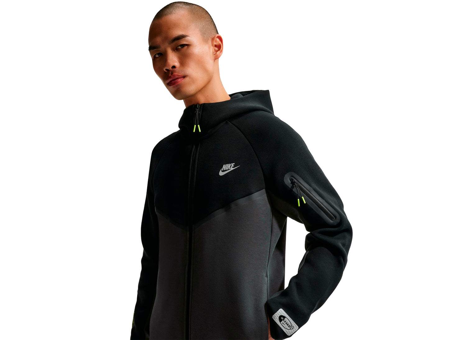 Nike Tech Fleece Full-Zip Windrunner Jacket in Black – Oneness