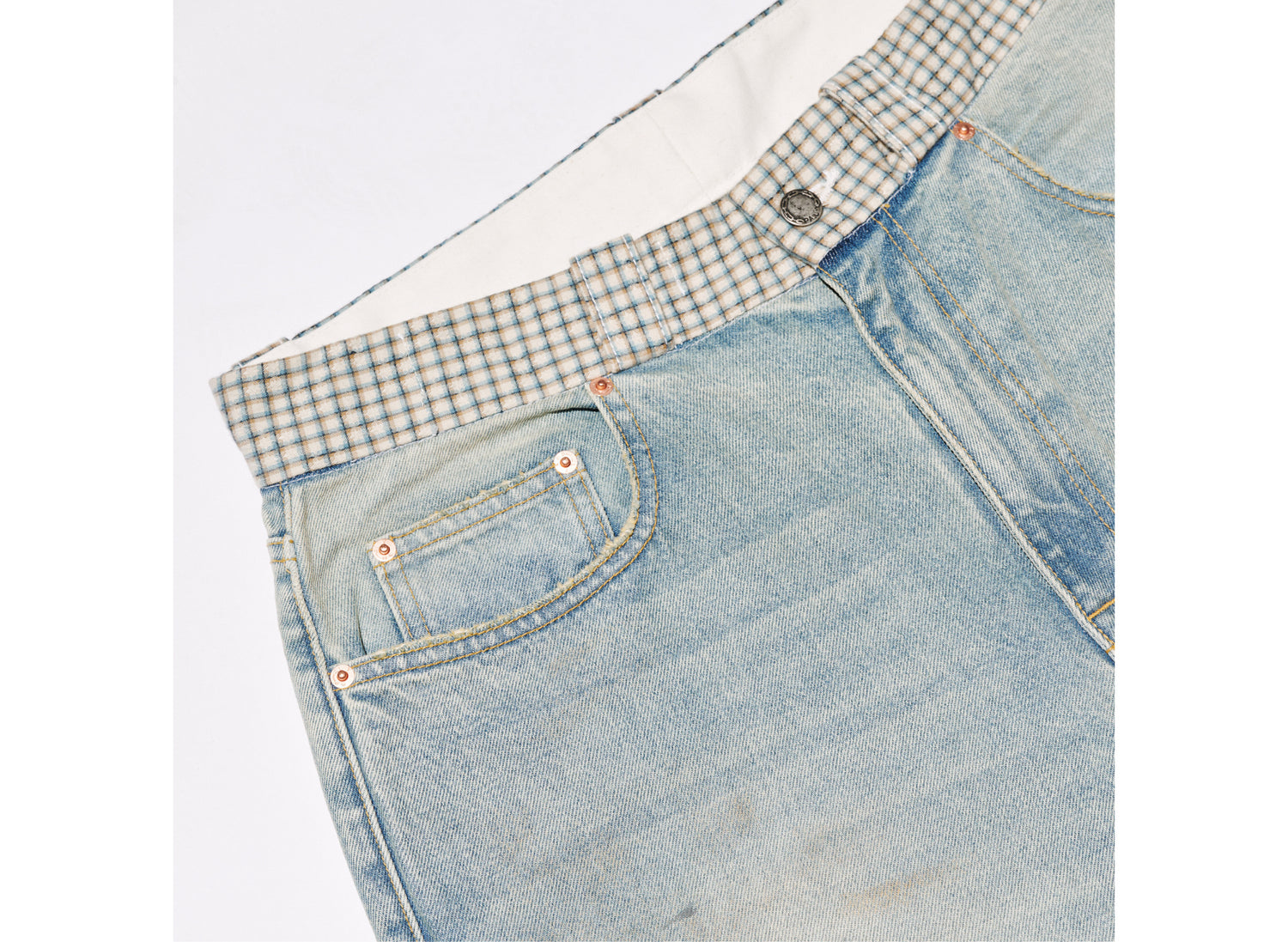 Paly Hollywood gypsy vice relaxed fit jean light wash denim — detail 02