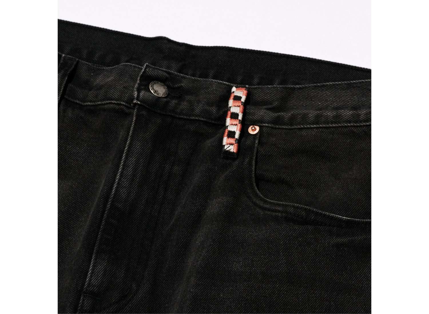 Paly Hollywood idole straight leg jean light black — detail 01