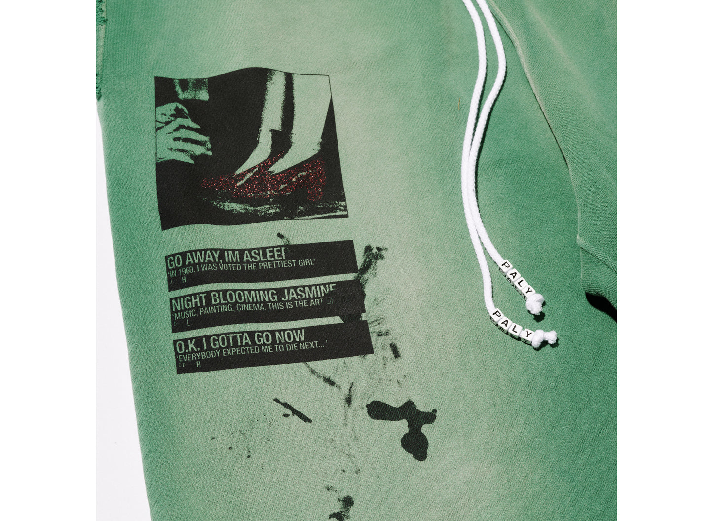 Paly Hollywood maintenance sweatpant green — detail 01