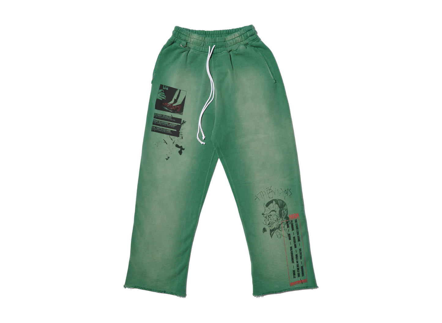 Paly Hollywood maintenance sweatpant green — front