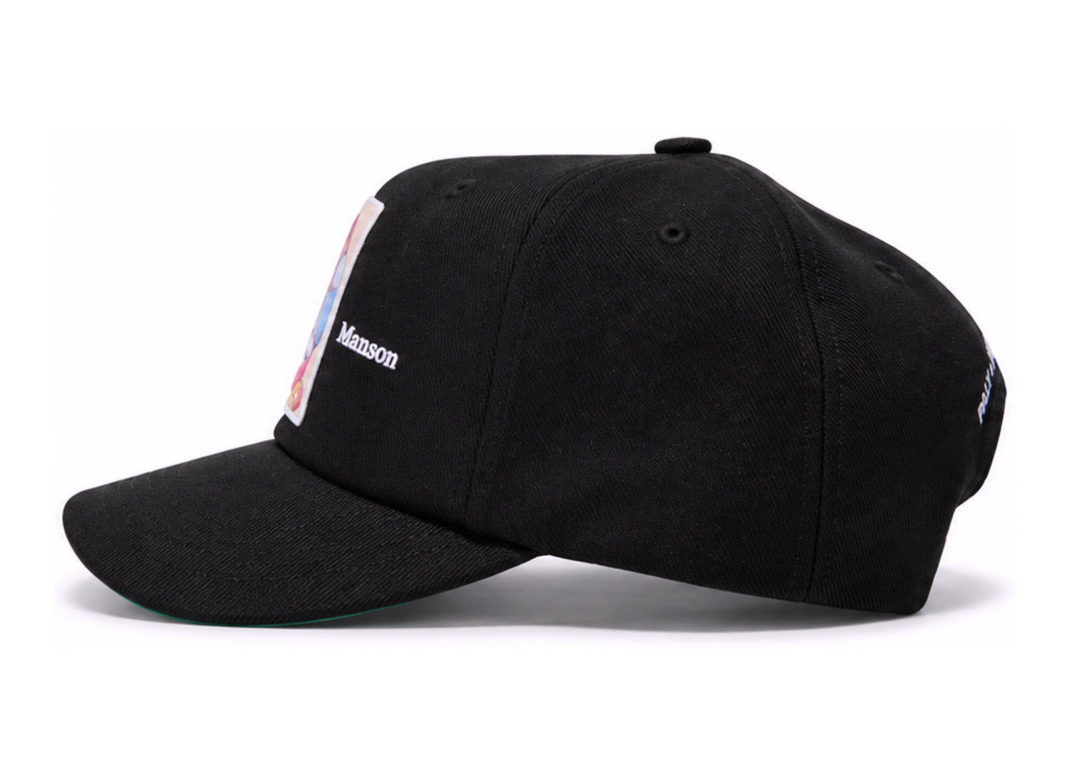 Paly Hollywood oj manson baseball hat black — side