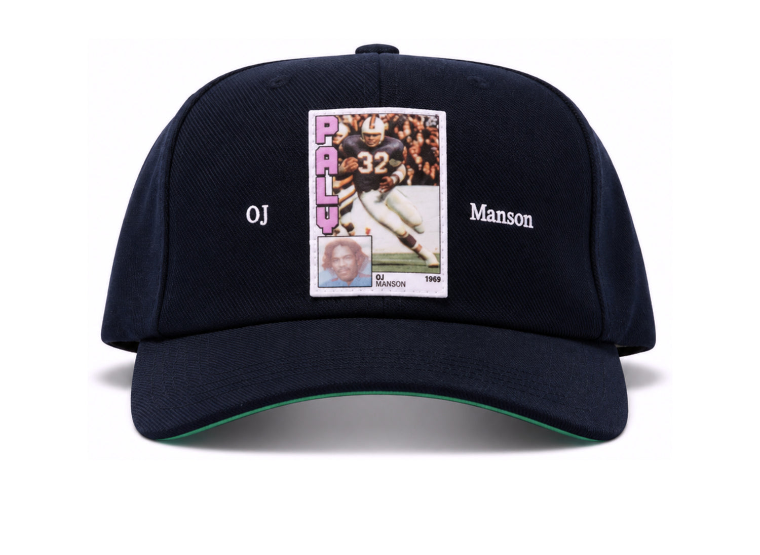 Paly Hollywood oj manson baseball hat navy — front