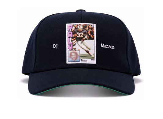 Paly Hollywood oj manson baseball hat navy — front