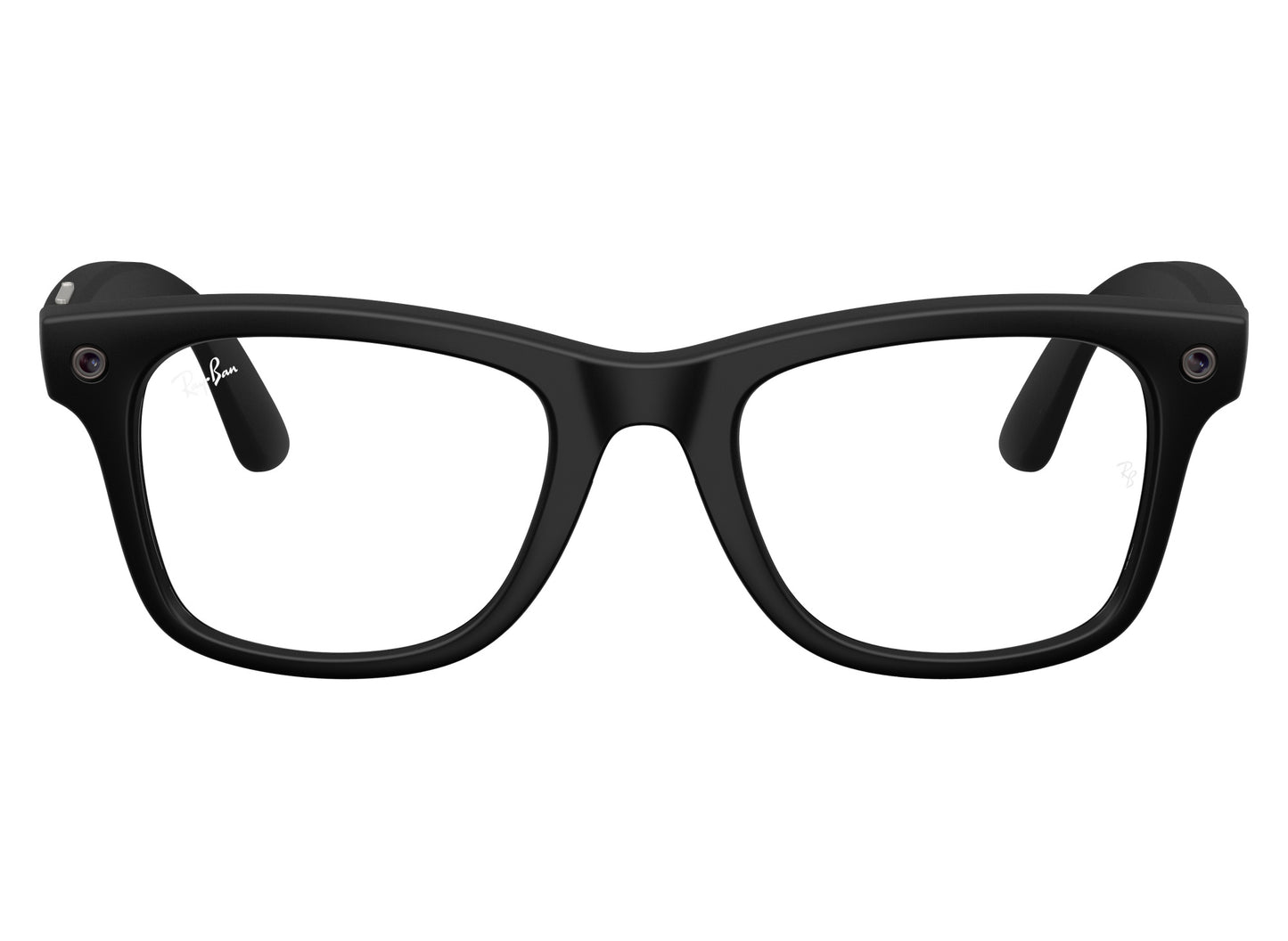 Ray-Ban Meta Wayfarer (Gen 3) Sunglasses in Matte Black w/ Transitions Graphite Green Lenses view 2