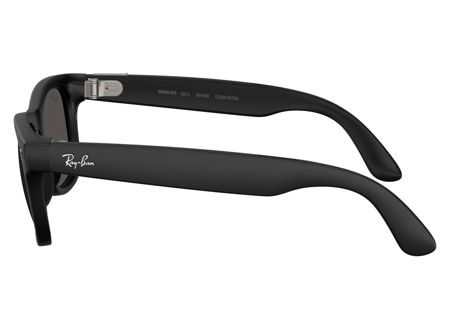 Ray-Ban Meta Wayfarer (Gen 3) Sunglasses in Matte Black w/ Grey Lenses view 4