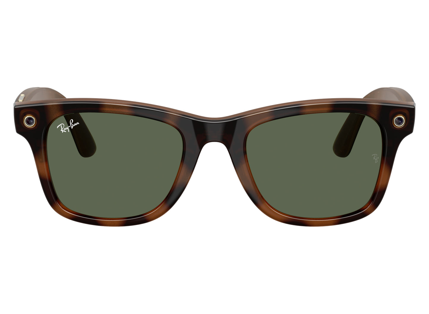 Ray-Ban Meta Wayfarer (Gen 3) Sunglasses in Havana w/ G15 Green Lenses view 2