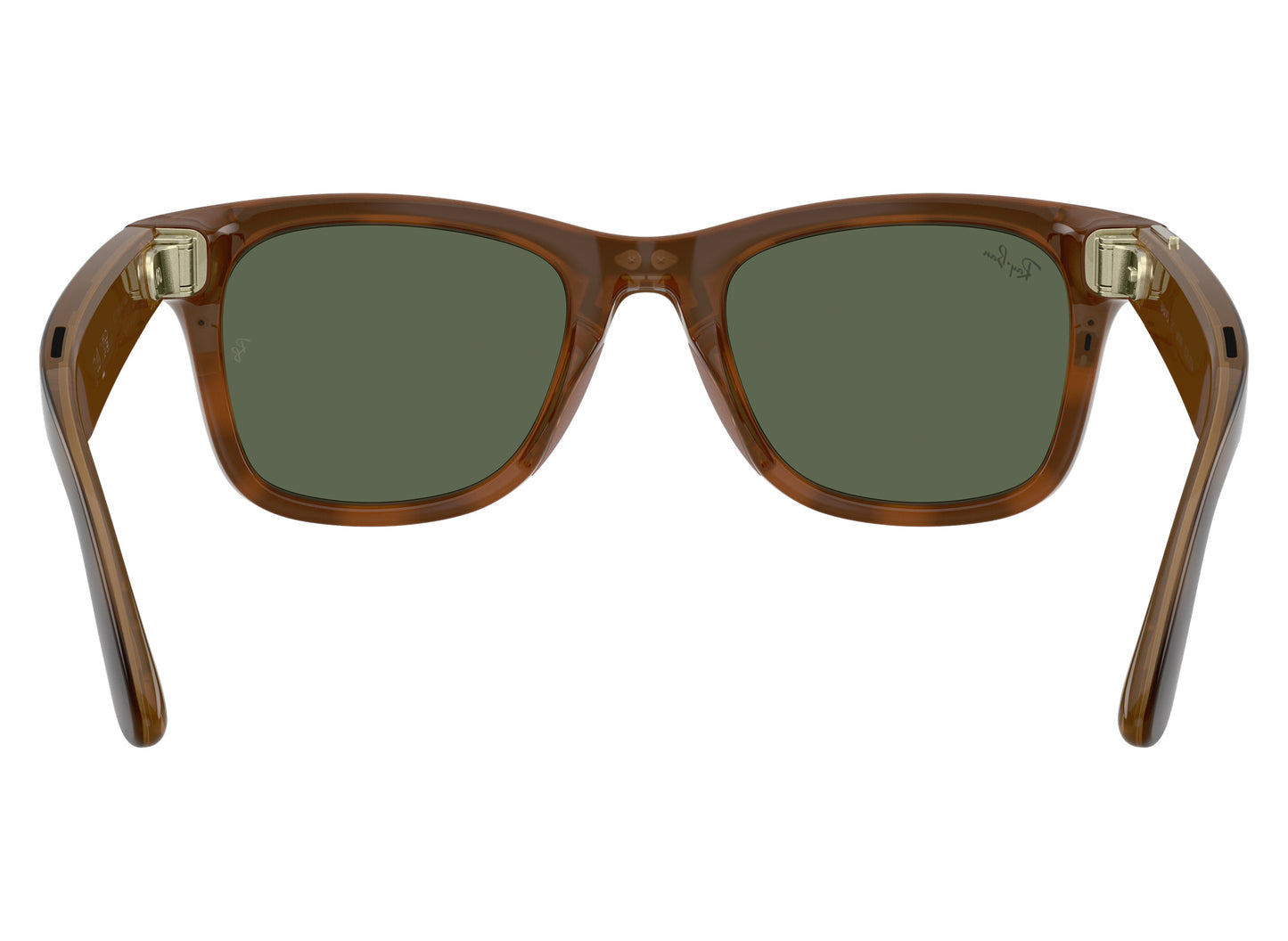 Ray-Ban Meta Wayfarer (Gen 3) Sunglasses in Havana w/ G15 Green Lenses view 5