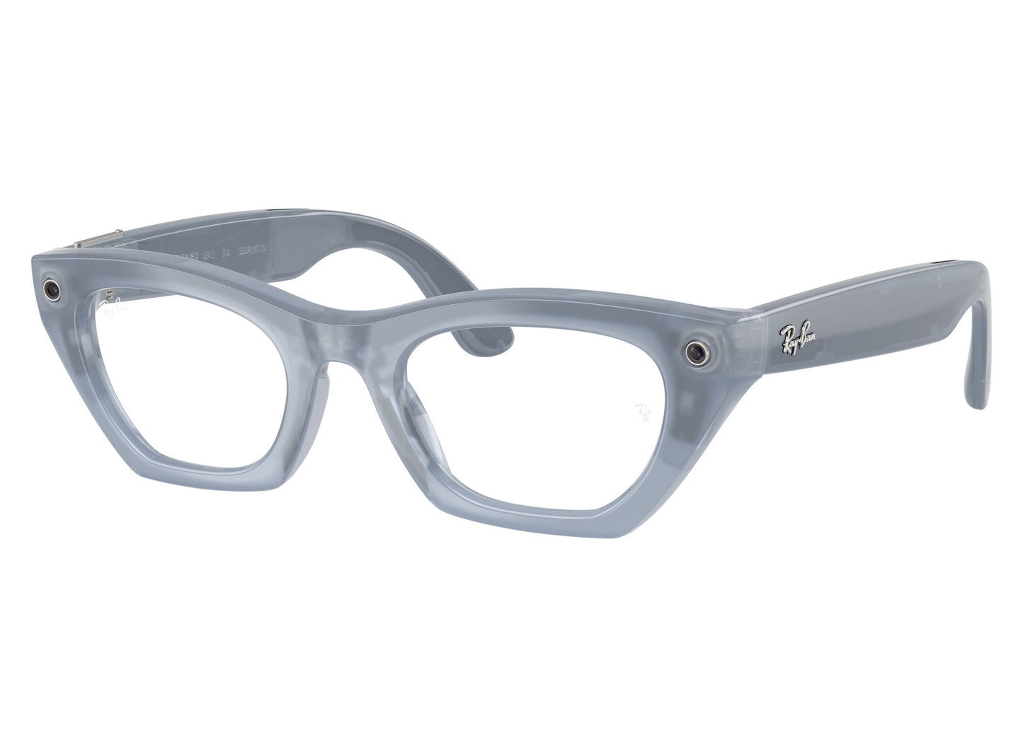Ray-Ban Meta Zena (Gen 3) Sunglasses in Milky Grey Lilac w/ Transitions Copper Lenses view 3