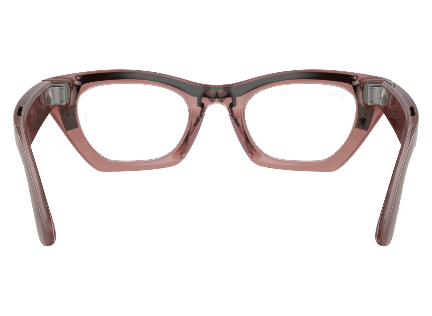 Ray-Ban Meta Zena (Gen 3) Sunglasses in Milky Pink Blush w/ Transitions Grey Lenses view 5