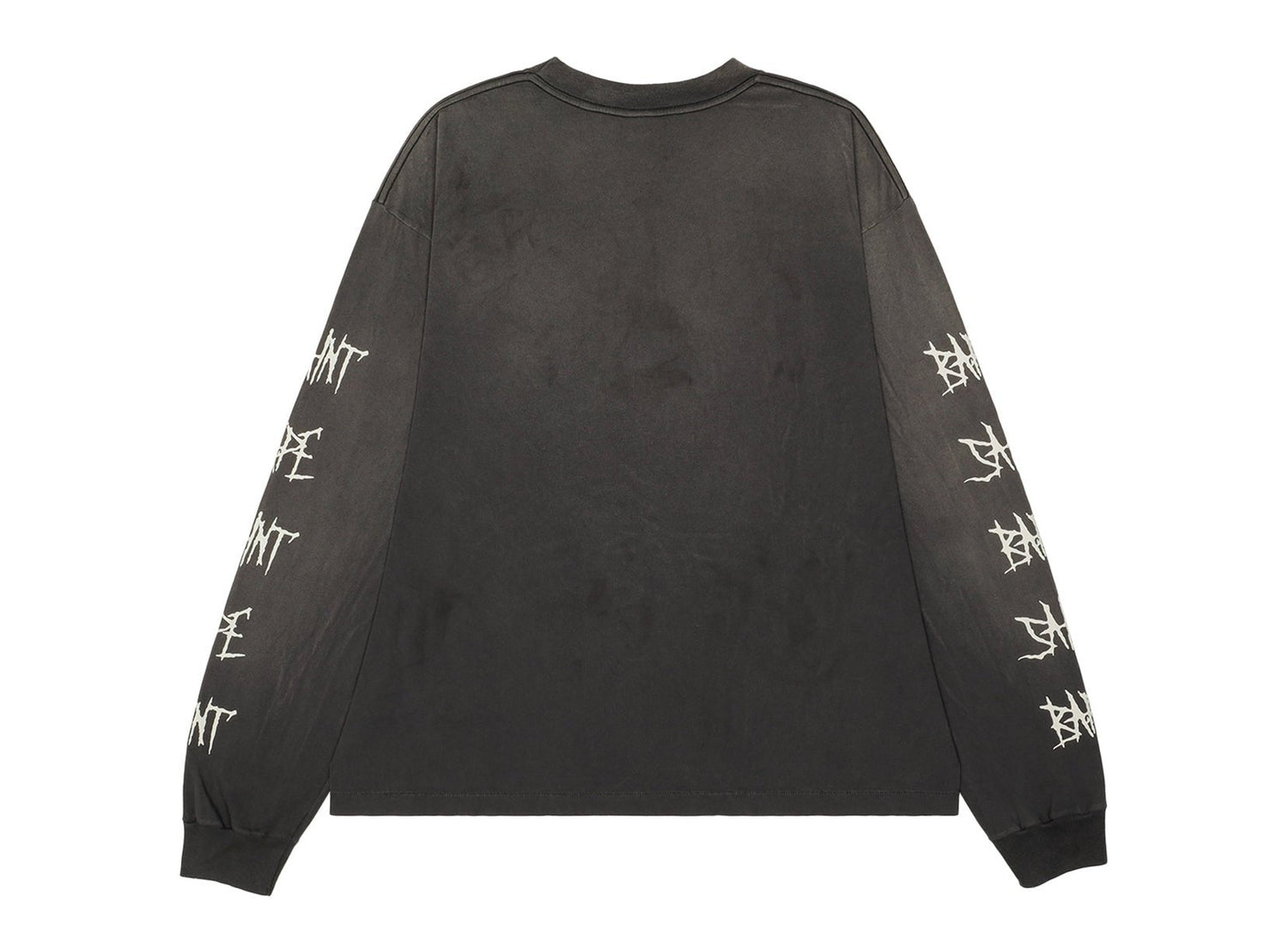 Saint Michael x BAPE Skull Long Sleeve T-Shirt in Black - view 2