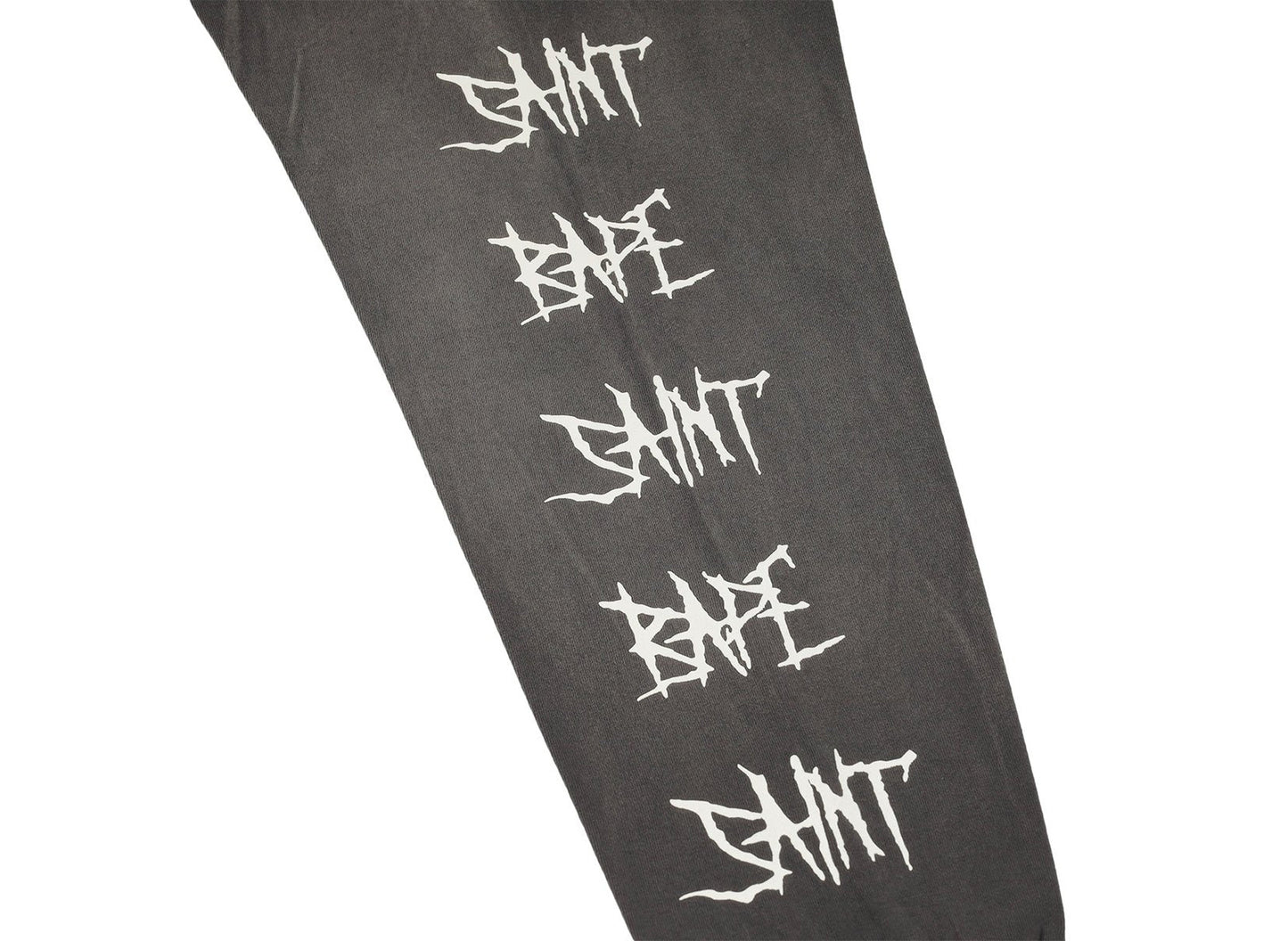 Saint Michael x BAPE Skull Long Sleeve T-Shirt in Black - view 4